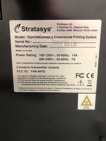 STRATASYS-OBJET 260 CONNEX3-5228