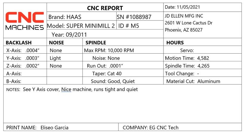 HAAS-SUPER MINI MILL 2-5913