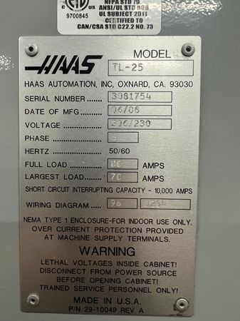 HAAS-TL25-7406