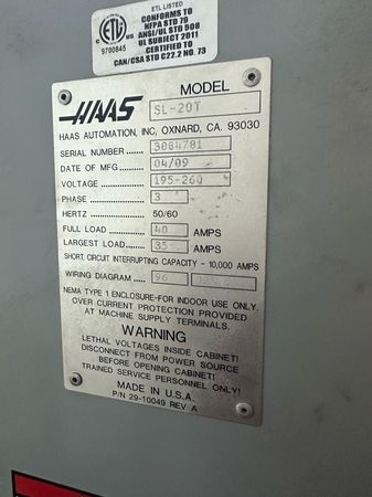 HAAS-SL20TM-9272