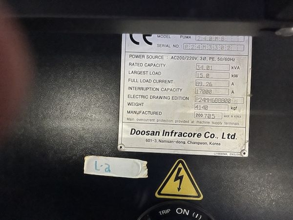 DOOSAN-PUMA 240MB-14054