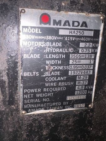 AMADA-HA250-14719