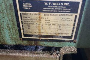 W.F. WELLS F162A #6727