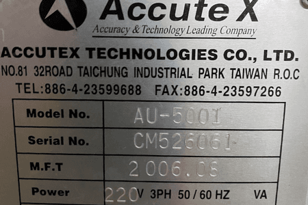 ACCUTEX AU500I #7602