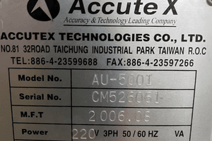 ACCUTEX AU500I #7602