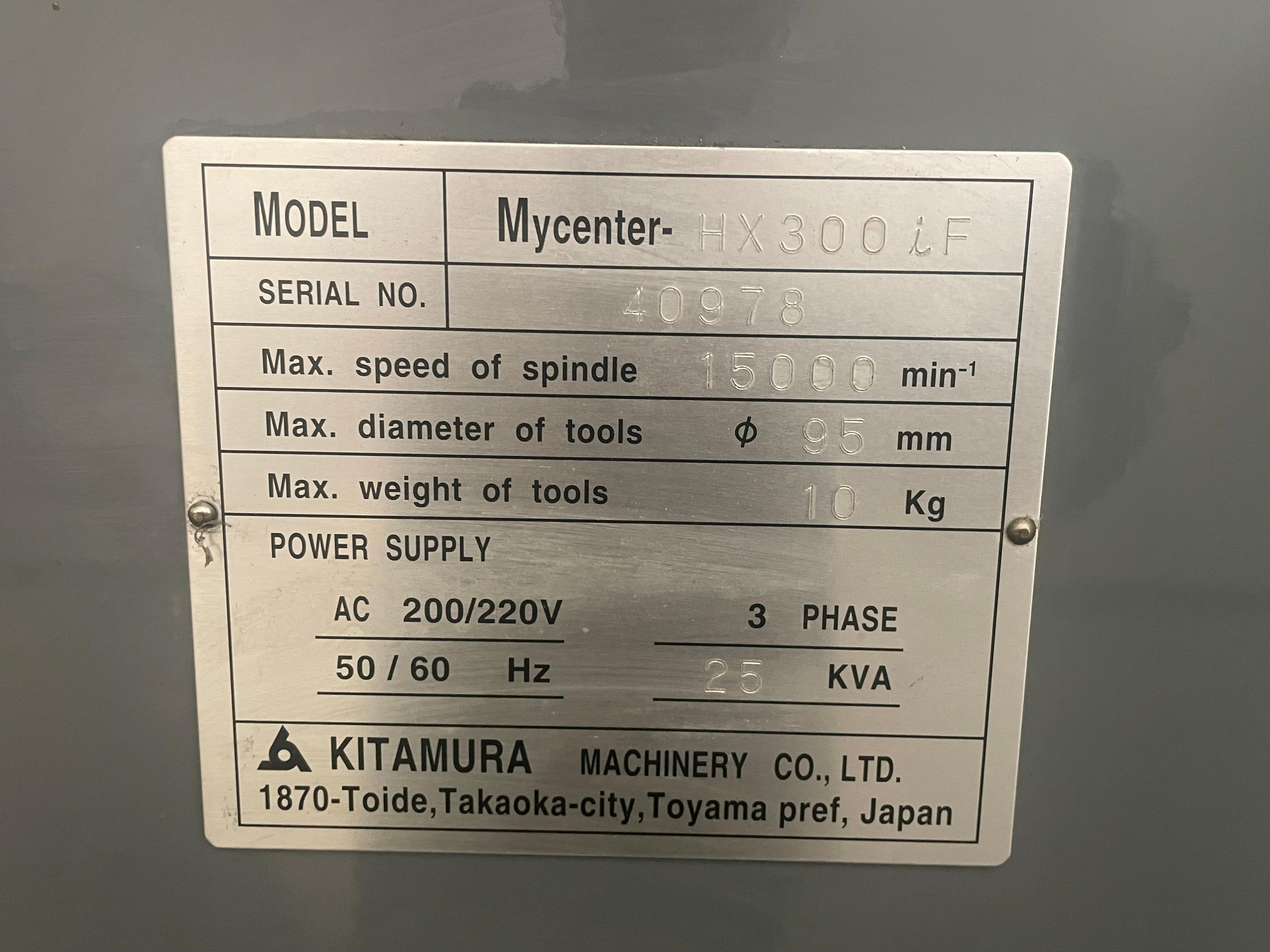 KITAMURA HX300IF #10972
