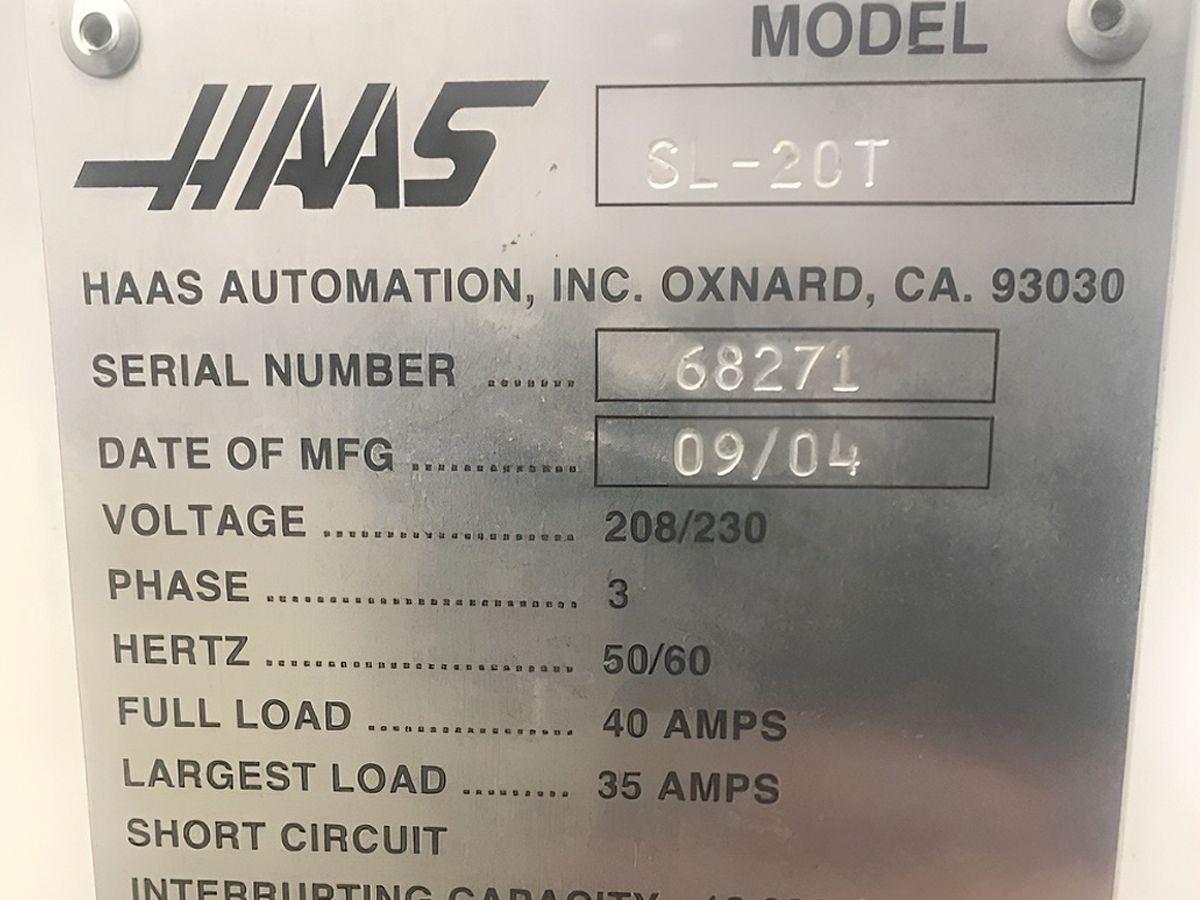 HAAS SL20 #xxrwm5YgK4cnoXlRrjR0wqAYH