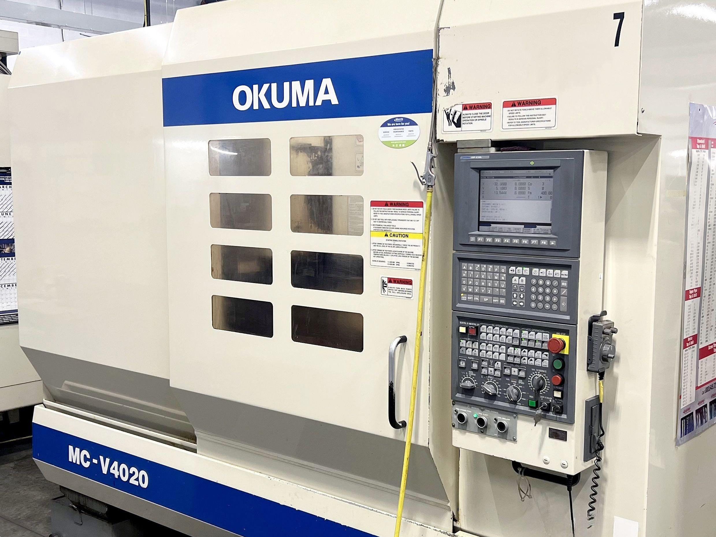 OKUMA MCV4020 #673wFhVKSKXby8SXeodLCnrP8