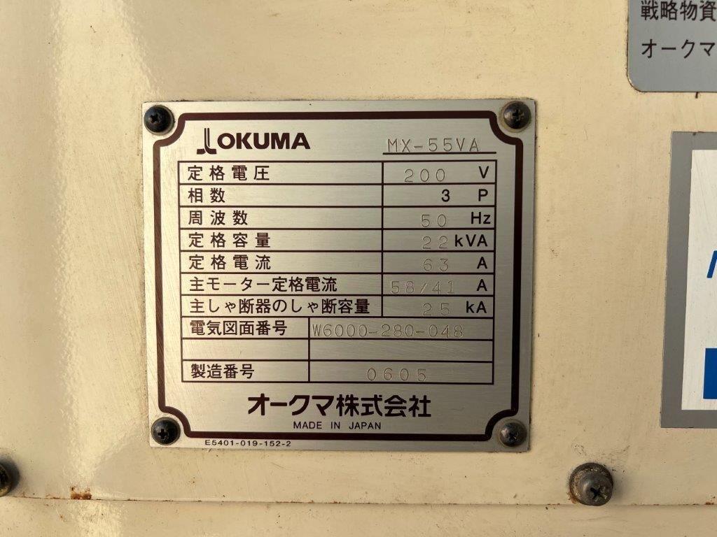 OKUMA MX55VA #11476