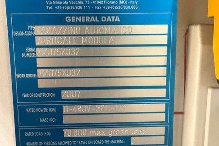 MODULA VERTICAL LIFT MODULE #13676