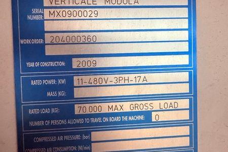 MODULA VERTICAL LIFT MODULE #13676