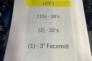 ASSORTED CAT40 TOOLHOLDERS #14351