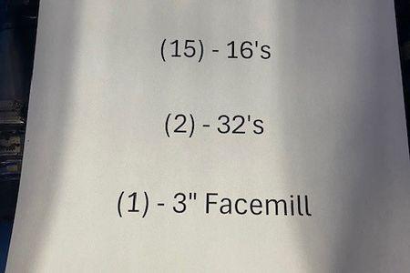 ASSORTED CAT40 TOOLHOLDERS #14353