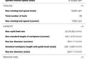 TORNOS SWISS DT 32 HP #13072