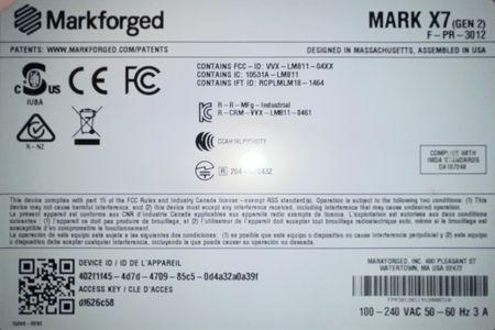 MARKFORGED X7 #14032