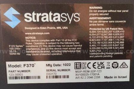 STRATASYS F370 #13865