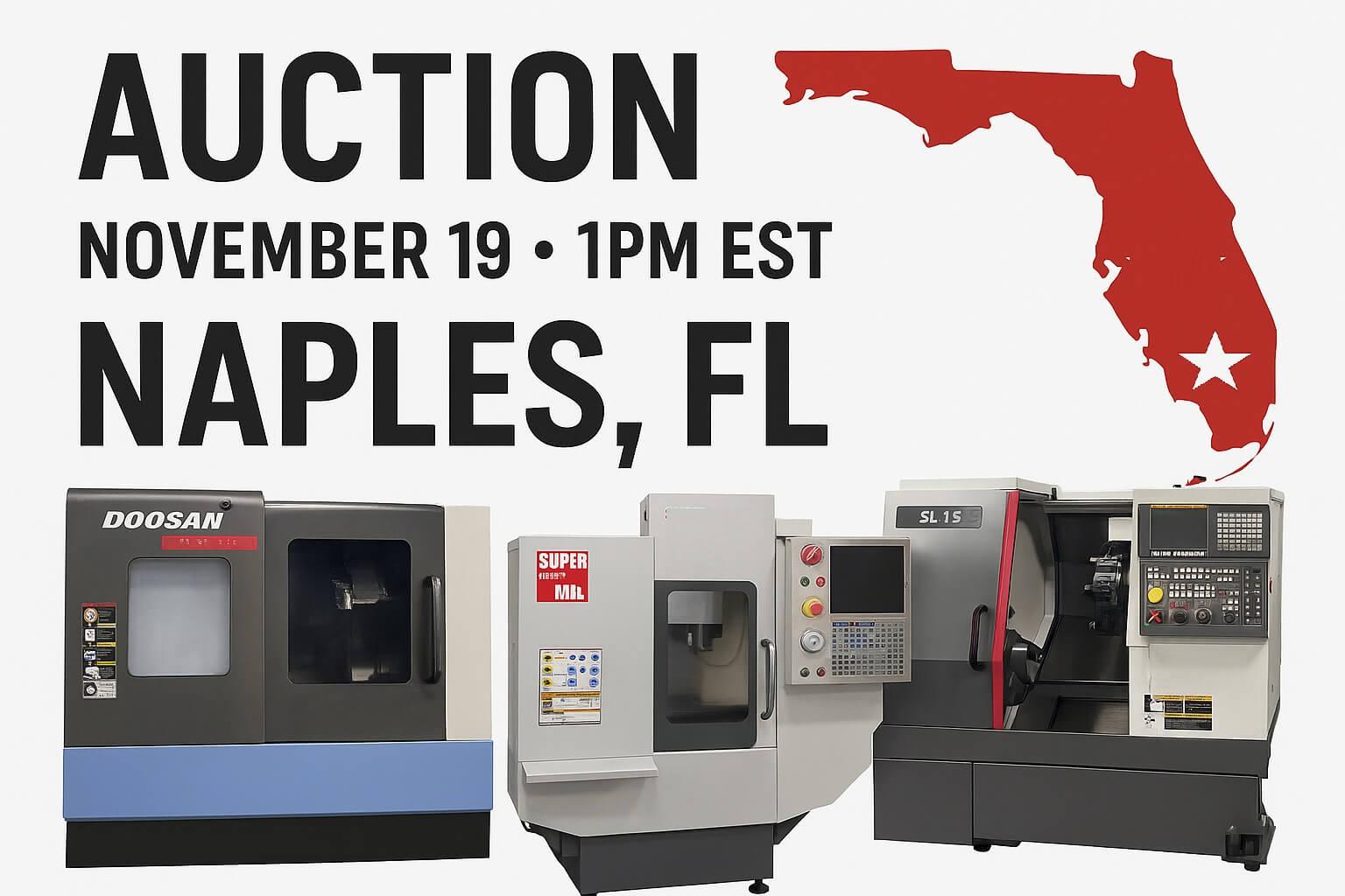 Florida Machine Shop Liquidation