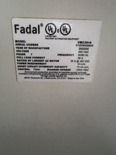 FADAL VMC3016 FX #11467