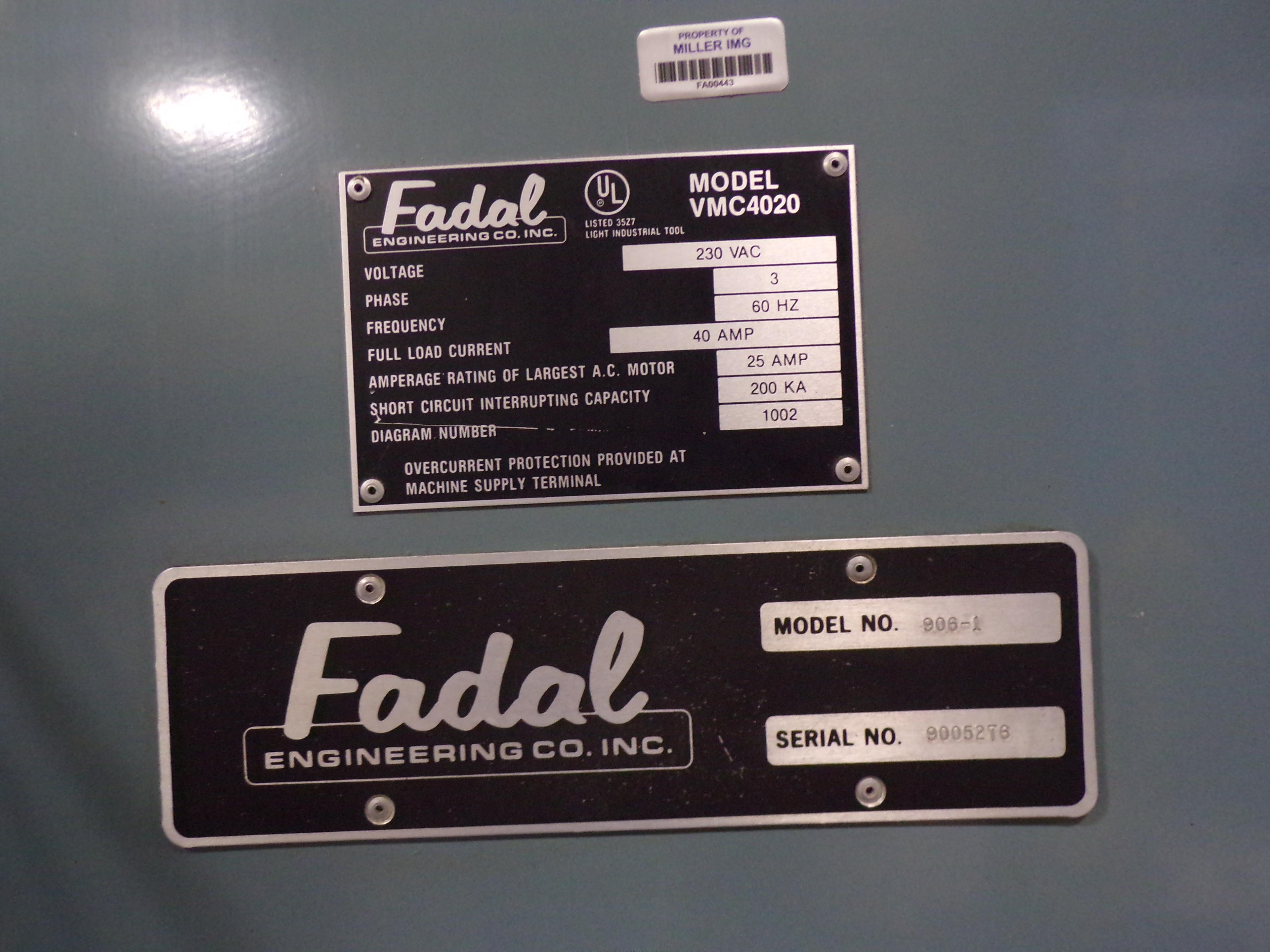 FADAL VMC4020 #12268